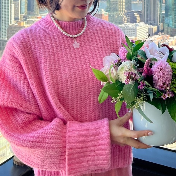 ZARA pink sweater - Picture 1 of 7